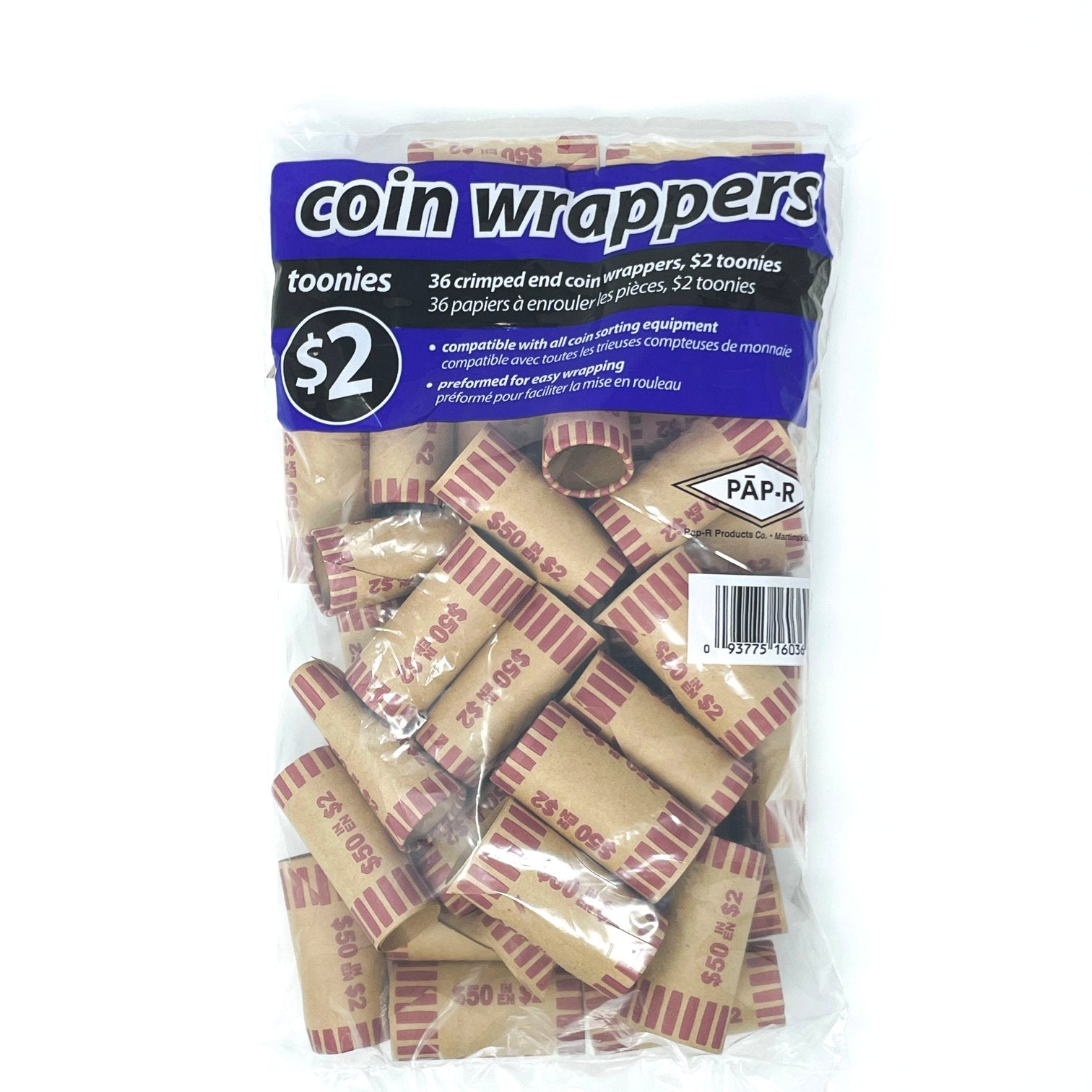 Coin Rolls Wrapper Paper Grow Free Wholesale